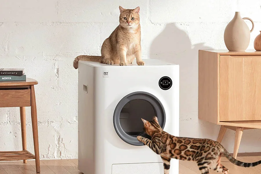 cat robot litter