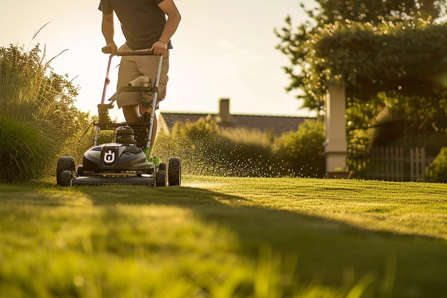 battery self propelled lawn mowers