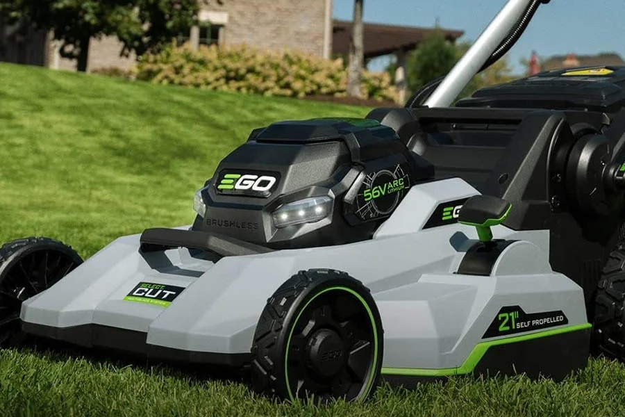 small battery powered lawn mower