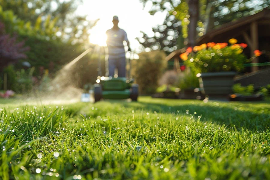 best cordless lawn mower with battery and charger